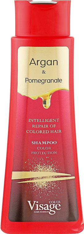 Шампунь для окрашенных волос - Visage Argan & Pomergranate Shampoo — фото N3