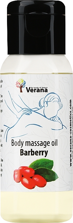 Масажна олія для тіла "Barberry" - Verana Body Massage Oil — фото N1