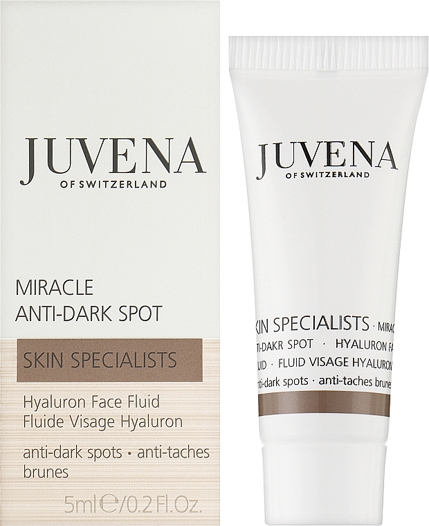 Флюид для выравнивания цвета кожи - Juvena Skin Specialists Miracle Anti-Dark Spot Hyaluron Face Fluid (мини) — фото N2