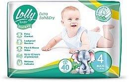 Парфумерія, косметика Підгузкии Extra Soft & Dry Maxi 4 (7-18 кг), 40 шт. - Lolly