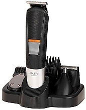 Набор для ухода 5 в 1 с зарядной базой - Adler AD 2943 5-in-1 Grooming Set — фото N3