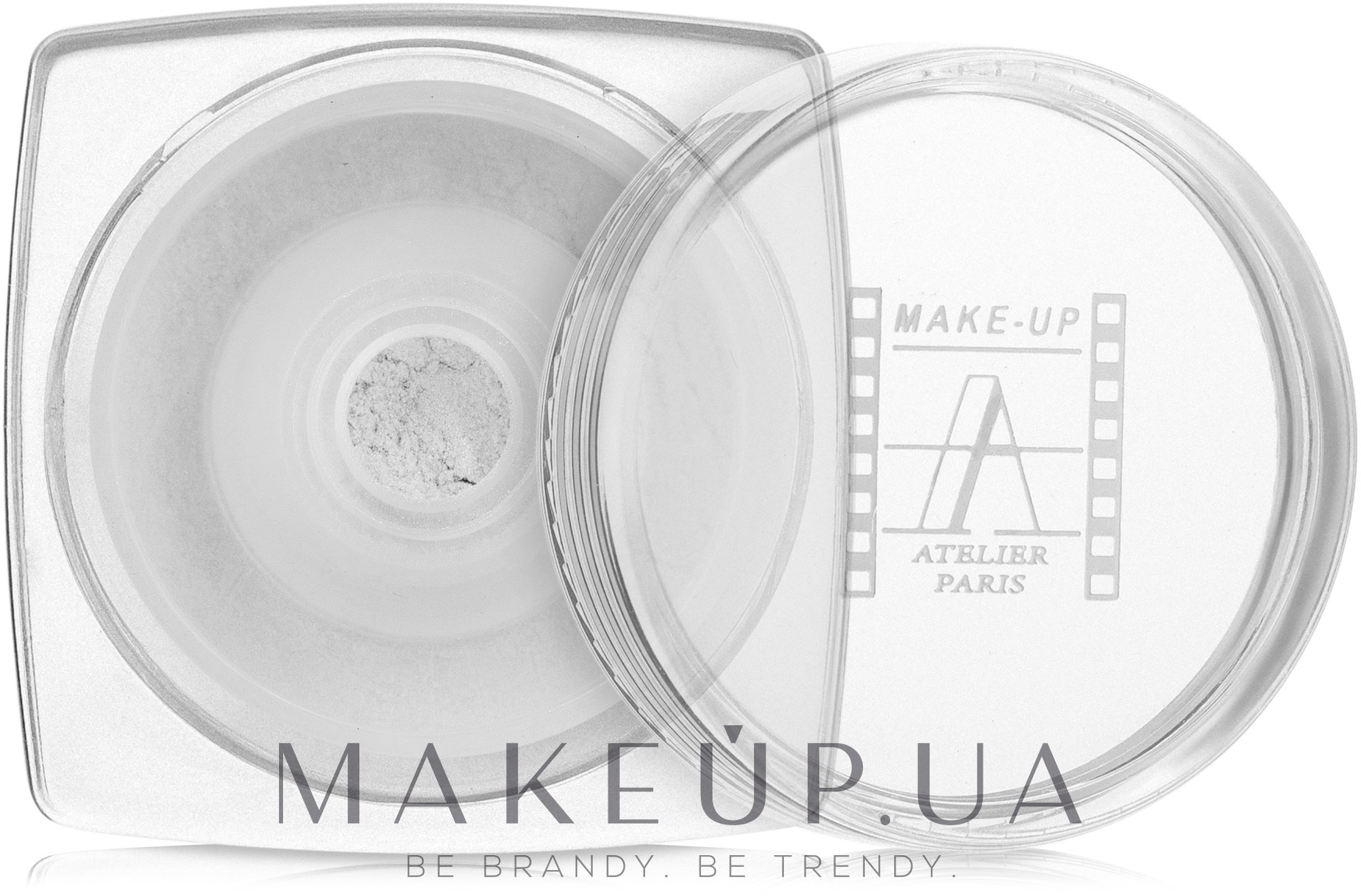 Розсипчаста перламутрова пудра для повік - Make-Up Atelier Paris Pearl Powder — фото PP01 - White