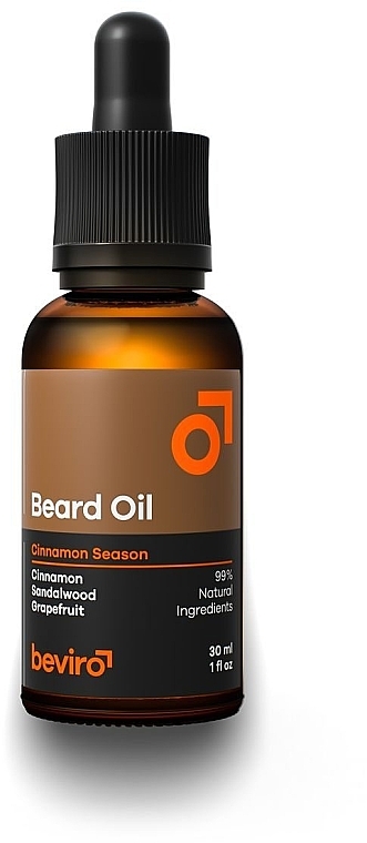 Масло для бороды - Beviro Beard Oil Cinnamon Season — фото N1