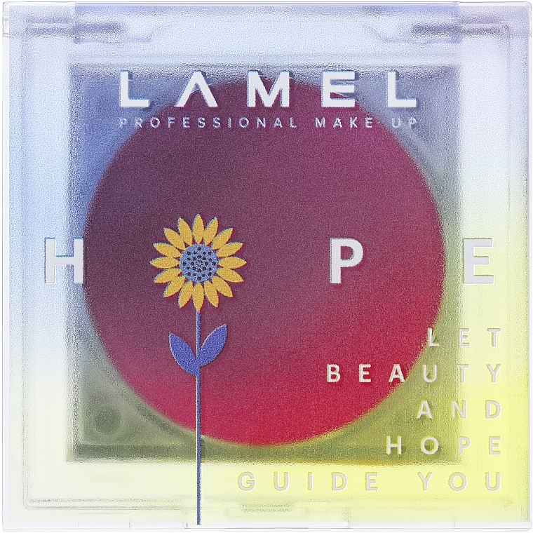 Кремові рум'яна для обличчя - LAMEL Make Up HOPE Cream-To-Powder Blush — фото N1