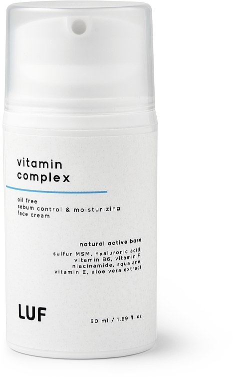 Концентрований крем для обличчя "Вітамінний комплекс" з протизапальним ефектом - Luff Active Vitamin Complex Face Cream
