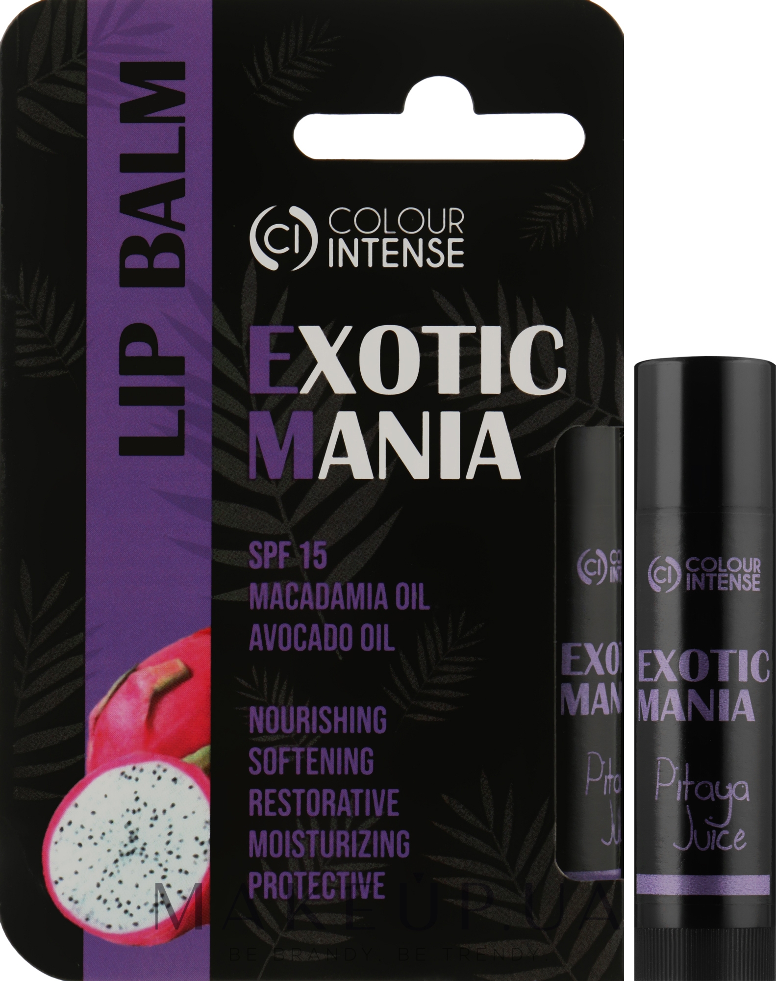 Бальзам для губ "Exotic Mania" с ароматом питайи - Colour Intense Lip Balm — фото 5g
