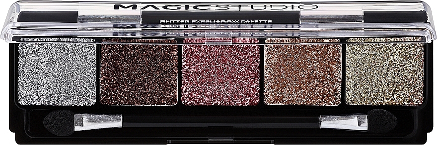 Палетка глітерів - Magic Studio Glitter Eyeshadow Palette — фото N1