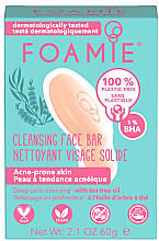 Парфумерія, косметика Мило для схильної до акне шкіри обличчя - Foamie Cleansing Face Bar Acne-prone Skin