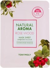 Духи, Парфюмерия, косметика Маска для лица тканевая - Tony Moly Natural Aroma Rose Wood Oil Mask