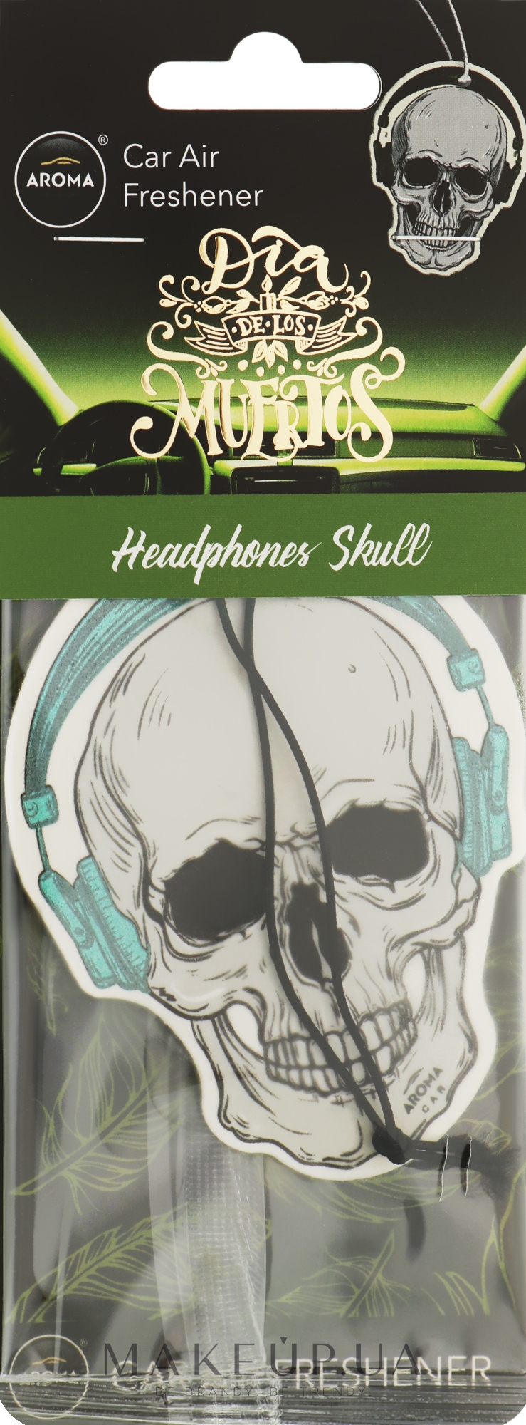 Ароматизатор для авто "Headphone Skull" - Aroma Car Dia De Los Muertos — фото 5g