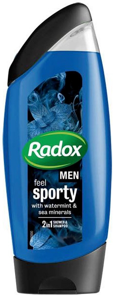 Шампунь-гель для душа 2в1 - Radox Men Feel Sporty 2in1 Shower Gel — фото N1