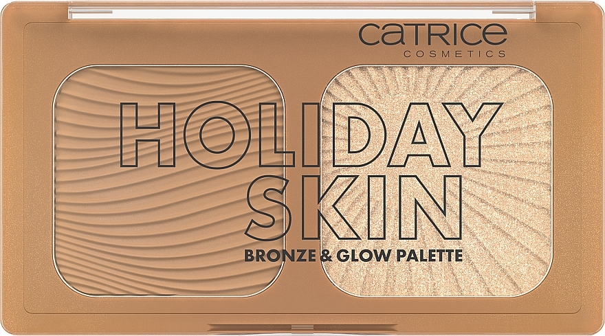 Палетка для контурингу - Catrice Bronze & Glow Palette Holiday Skin