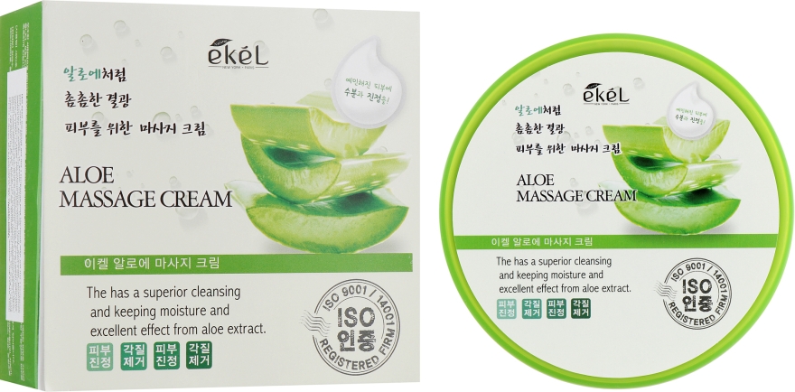 Масажний крем з екстрактом алое - Ekel Aloe Massage Cream