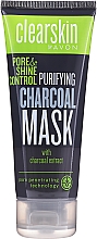 Маска для лица с активированным углём - Avon Clearskin Pore & Shine Control Purifying Charcoal Mask  — фото N1
