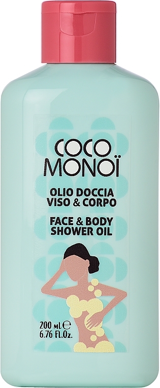 Очищающее масло для лица и тела - Coco Monoi Face & Body Shower Oil — фото N1