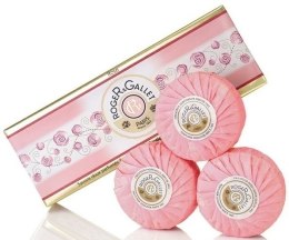 Парфумерія, косметика Набір з трьох парфумованих мил - Roger & Gallet Rose Perfumed Soaps (soap/3х100д )