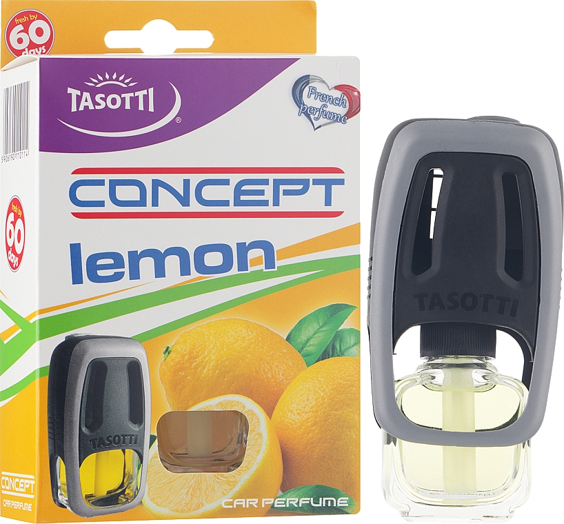 Автомобільний ароматизатор на дефлектор "Lemon" - Tasotti Concept — фото N1
