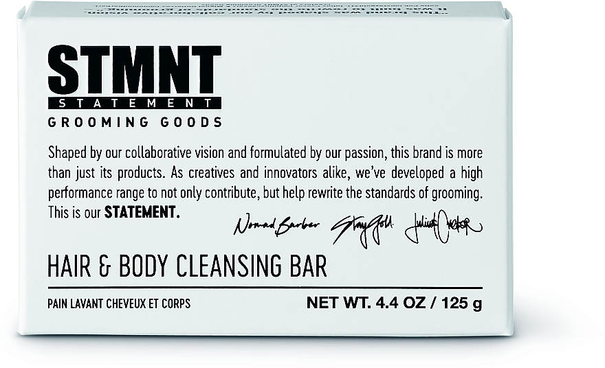 Очищувальне мило для тіла й волосся - STMNT Statement Grooming Hair & Body Cleansing Bar — фото N4