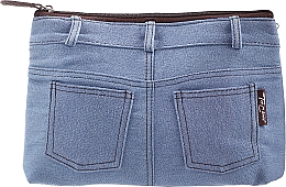 Парфумерія, косметика Косметичка "Real Jeans. Denim", 94576, блакитна - Top Choice