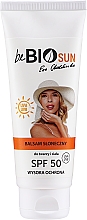 Парфумерія, косметика Сонцезахисний бальзам для обличчя й тіла - BeBio Sun Body and Face balm With Sunscreen Filter SPF 50