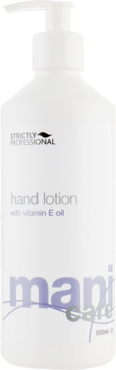Лосьон для рук с витамином Е - Strictly Professional Mani Care Hand Lotion