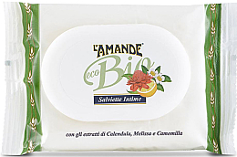 Салфетки для интимной гигиены, 20 шт - L'Amande Eco Bio Intimate Wipes — фото N1