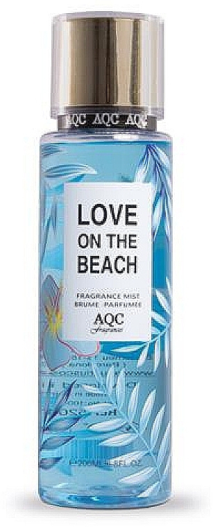 Парфюмированный мист для тела - AQC Fragrances Love On The Beach Island Body Mist — фото N1
