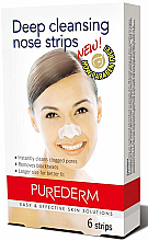Очищувальні смужки для носа - Purederm Deep Cleansing Nose Pore Strips — фото N1