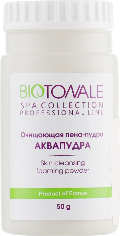 Очищувальна піна-пудра "Аквапудра" у банці - Biotonale Skin Cleansing Foaming Powder — фото N1