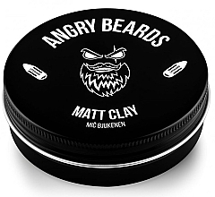 Глина для волосся - Angry Beards Mic Bjukenen Matt Clay — фото N1