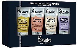 Набір - La Corvette Hand Creams Quartet (h/cr/4x30ml) — фото N1
