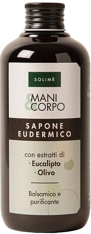 Рідке мило для рук і тіла - Solime Eucalyptus And Olive Hand/Body Soap — фото N1