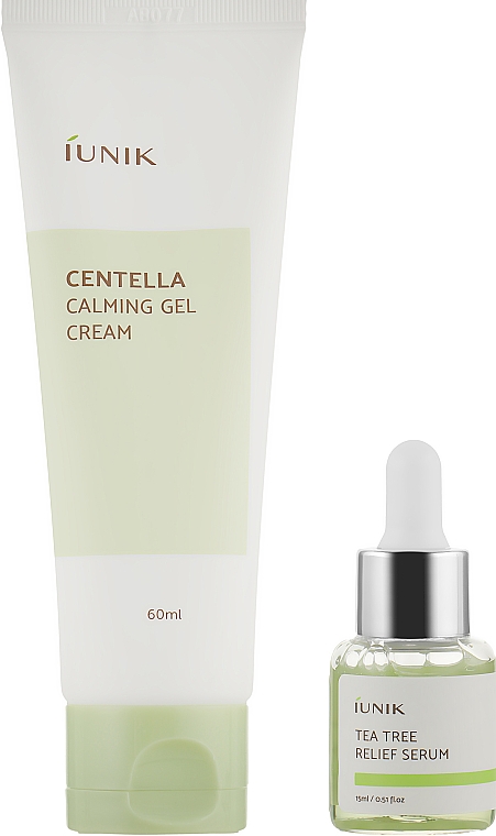 Набір - iUNIK Centella Edition Skincare Set (cr/60ml + ser/15ml) — фото N2