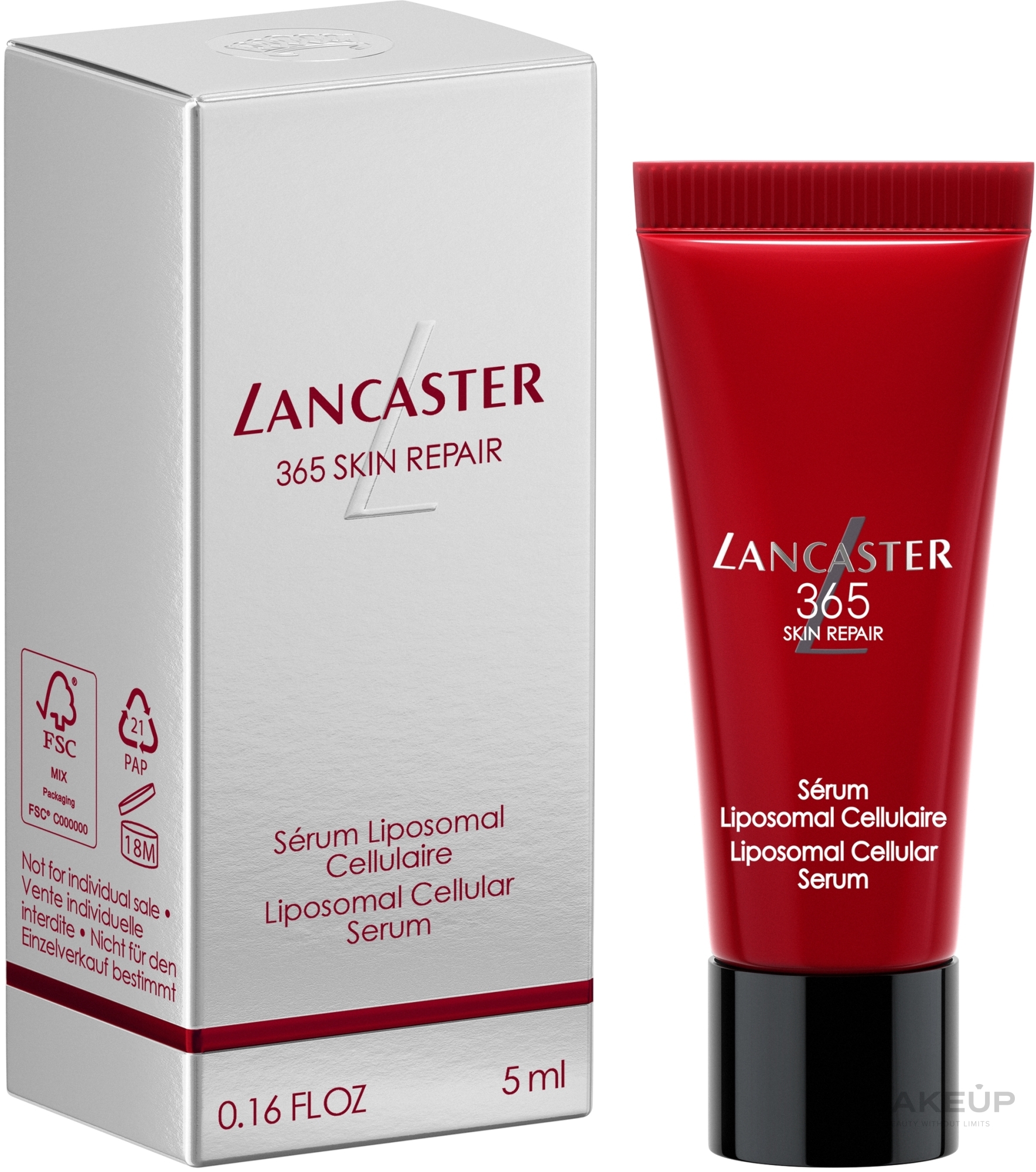 ПОДАРУНОК! Ліпосомальна сироватка для обличчя - Lancaster 365 Skin Repair Liposomal Cellular Serum (міні) — фото 5ml