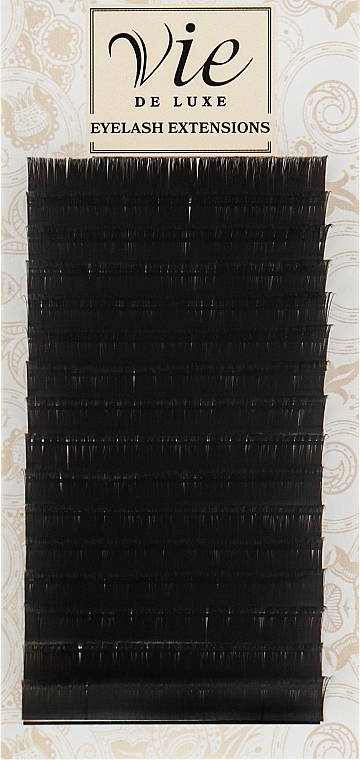 Ресницы в ленте тёмный шоколад, B 0,1/12 - Vie de Luxe — фото N1
