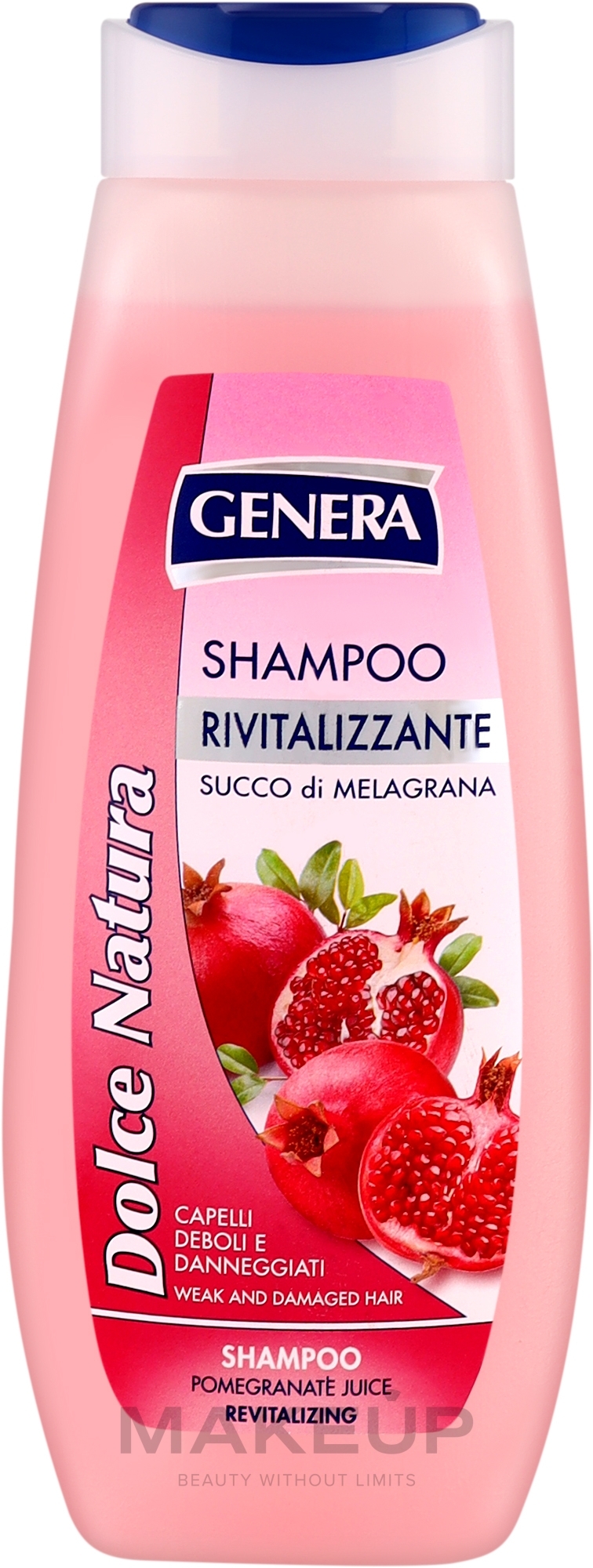 Шампунь для волос с гранатовым соком - Genera Dolce Natura Shampoo — фото 500ml