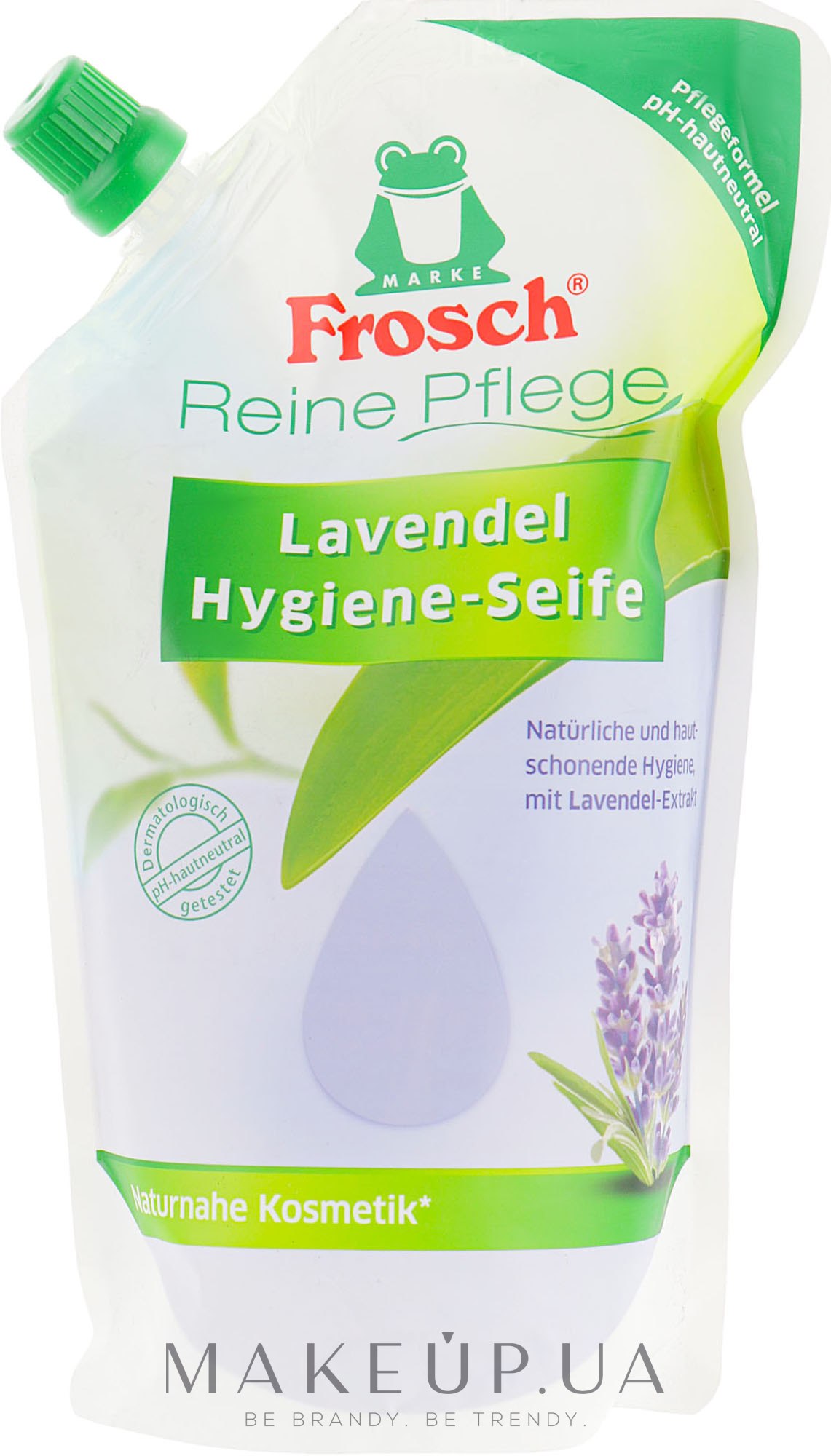 Жидкое мыло "Лаванда" - Frosch Lavender Hygiene Soap (дой-пак) — фото 500ml