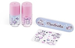 Набор для ногтей - Martinelia Yummy Nail Art Set (n/polish/2x3ml + n/file/1pcs + n/stickers) — фото N2