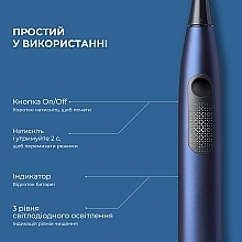 Електрична зубна щітка Oclean F1 Dark Blue - Oclean F1 Dark Blue (Global) — фото N10