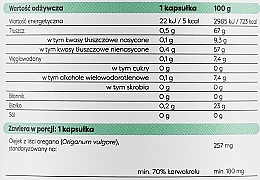 Капсулы для иммунитета "Масло орегано", 180 мг - Osavi Oregano Oil For Immunity 180 Mg — фото N3