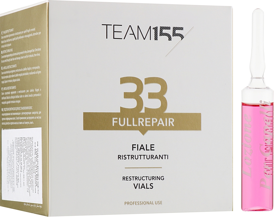 Ампулы для восстановления волос - Team 155 Fullrepair 33 Rapair — фото N1