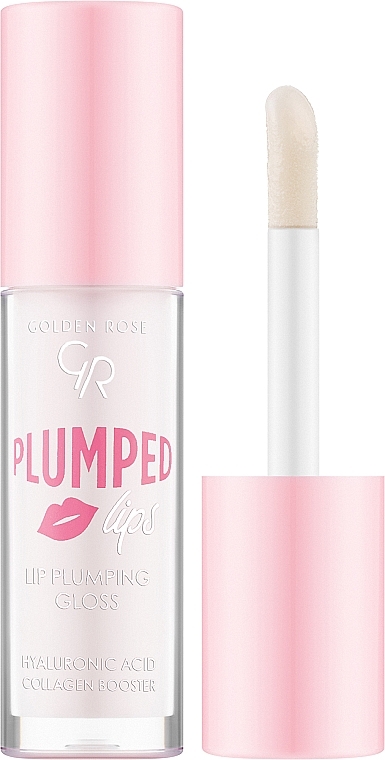 УЦІНКА Блиск для губ - Golden Rose Plumped Lips Lip Plumping Gloss * — фото N1