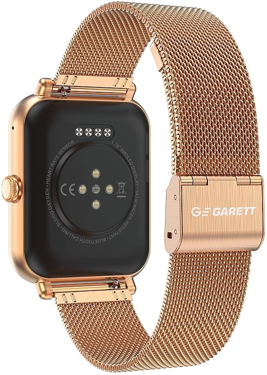 Смарт-годинник, золото, метал - Garett Smartwatch GRC Classic — фото N6