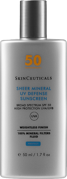 Солнцезащитный флюид - SkinCeuticals Sheer Mineral UV Defense SPF50 — фото N1