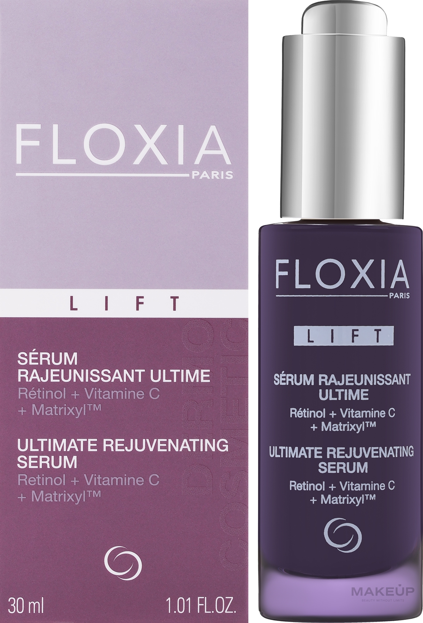 Омолаживающая сыворотка для лица - Floxia Lift Ultimate Rejuvenating Serum Retinol + Vitamine C + Matrixyl — фото 30ml