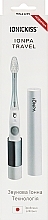 Парфумерія, косметика Електрична іонна зубна щітка, біла - Ionickiss Ionpa Travel