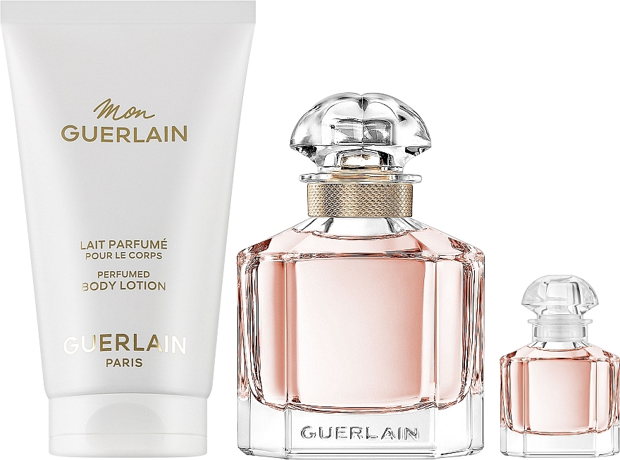 Guerlain Mon Guerlain - Набор (edp/50ml + b/lot/75ml + edp/mini/5ml) — фото N2