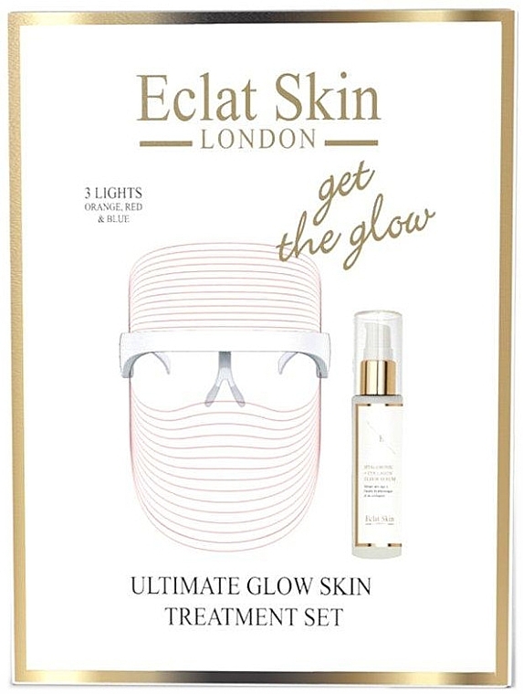 Набор - Eclat Skin London Ultimate Glow Skin Treatment Set (f/ser/60ml + led/system/1pcs) — фото N1