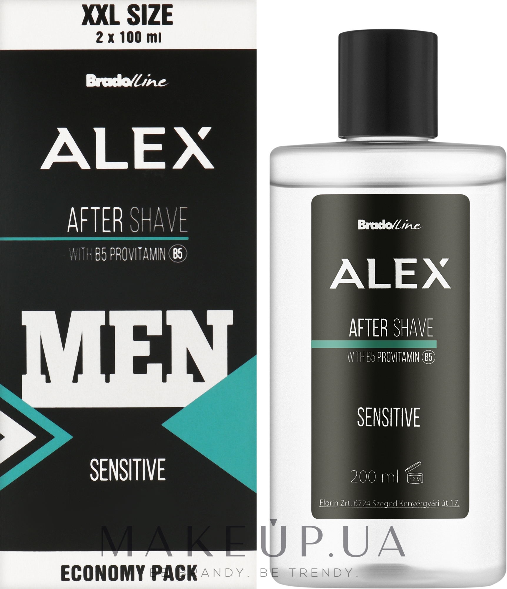 Лосьйон після гоління - Bradoline Alex Sensitive After Shave — фото 200ml