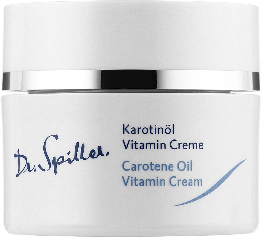 Крем для лица, для сухой кожи - Dr. Spiller Carotene Oil Vitamin Cream — фото N1